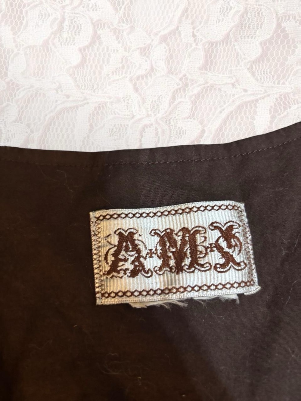 AMK Brown Zip-Front Stud Trim Tank Top - Picture 2 of 3